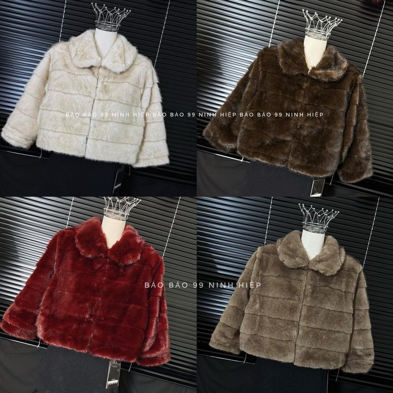  Áo Khoác Lông Rái Cá Luxury 868 + Dáng Lửng Tay Lỡ + Dáng Vừa Sang Chảnh + Quảng Châu Cao Cấp   Chuẩn Loại 1   Vip Siêu Cấp + Jacket Women 
