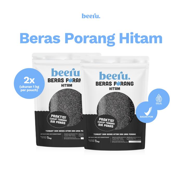 Gambar Beeru Beras Porang Hitam isi 2 Pouch 1 Kg - Shirataki Konjac Rice dari Beeru Official Store Kota Tangerang Selatan Tokopedia
