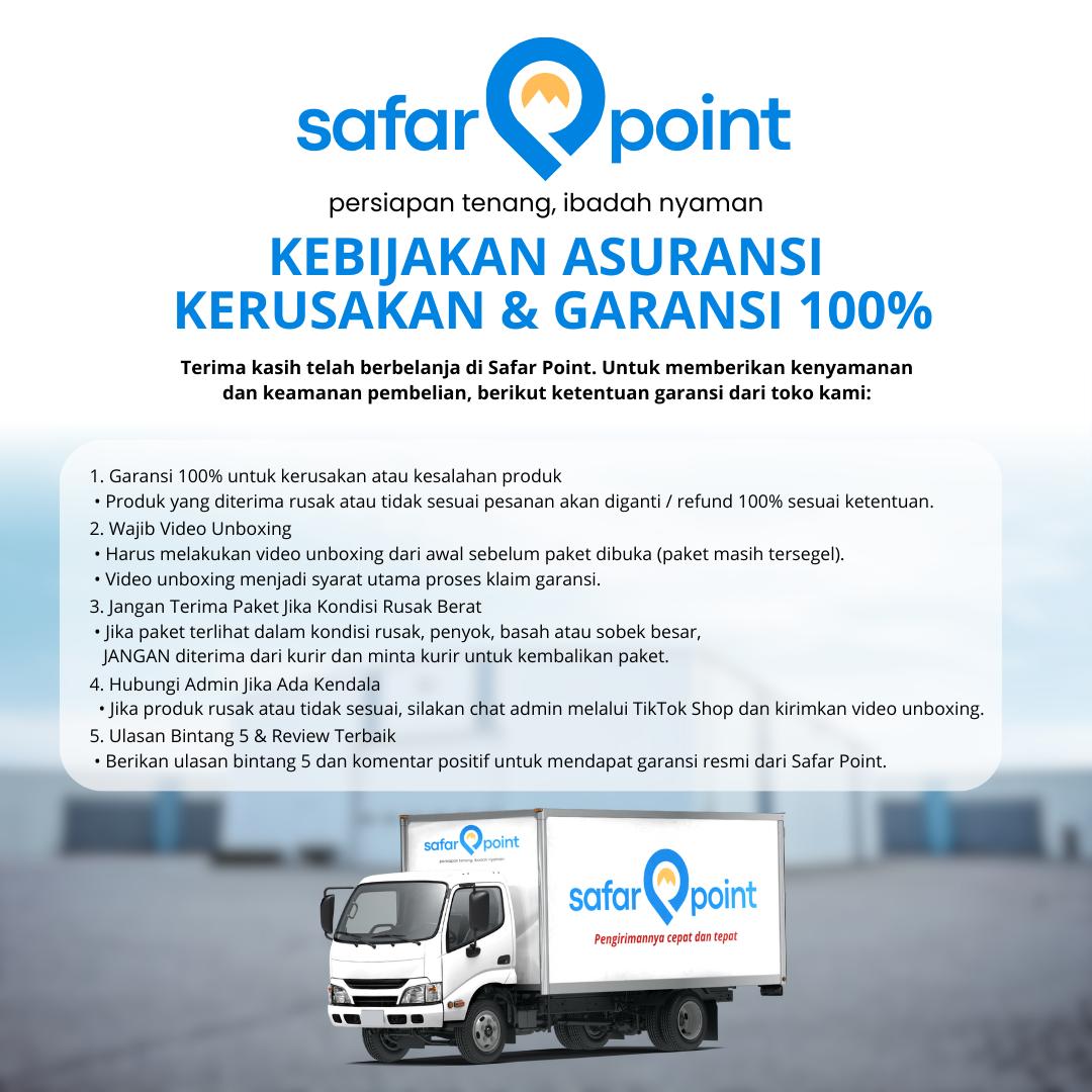 Safar Point Hanger Lipat Portable Cocok untuk Perjalanan Umroh Simple Praktis 3 Varian Warna Persiapan Tenang Ibadah Nyaman