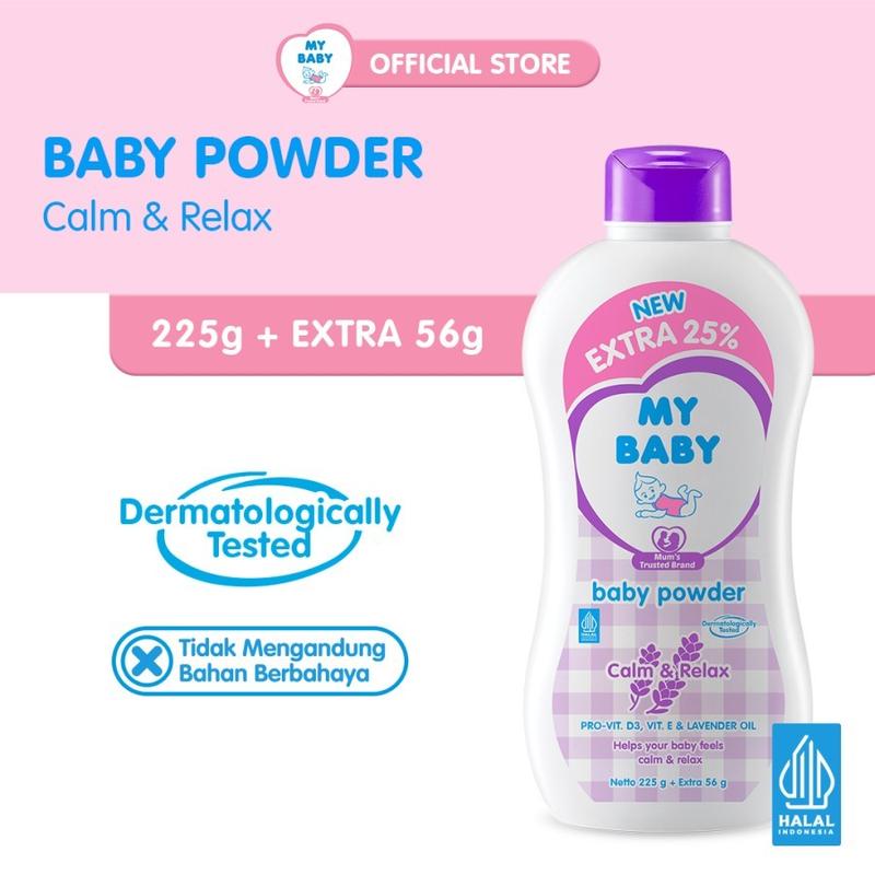 My Baby Powder Bedak Bayi Nourish Smooth / Healthy Protect / Fresh Moist / Telon Plus / Calm Relax 450gr 450 gr / 325gr 325gr / 225gr 225 gr 3