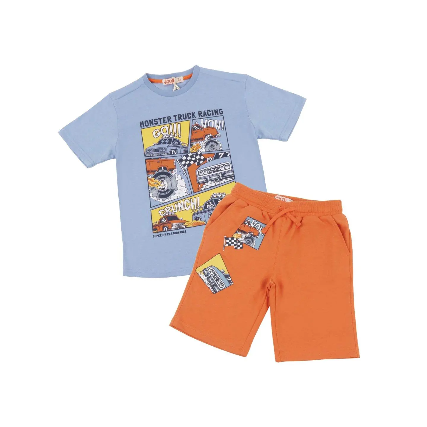 Jsp962- Kaos dan Celana Anak Laki-laki, 4-10 Tahun, J242SETT-07TS