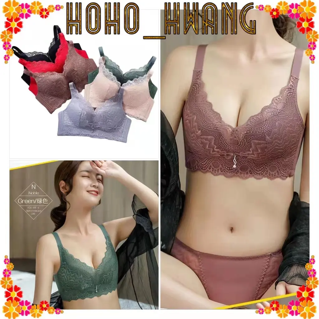 HOHO_HWANG (B-136) BRa women bra BH WANITA busa tipis nyaman BRA WANITA TANPA KAWAT