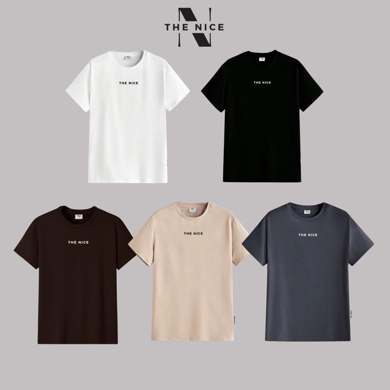 Áo Thun Nam Cổ Tròn In Chữ Nổi Vải Cotton Co Giãn 4 Chiều . Thoáng Mát Chất Mịn Mềm Mại - From Áo T - Shirt Nam Menswear