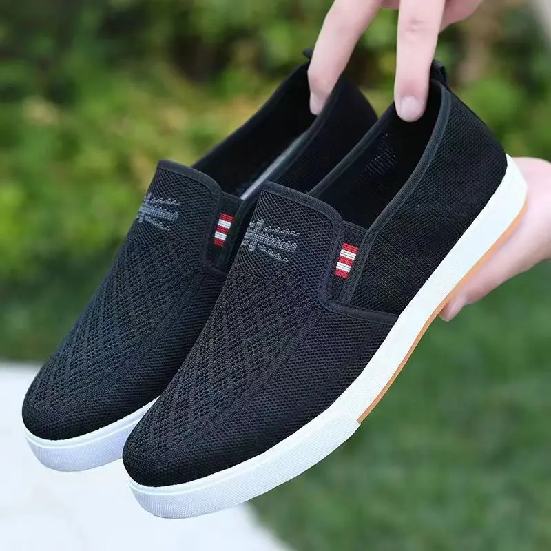Giày lười vải thời trang nam Shoes Cao Su Jean