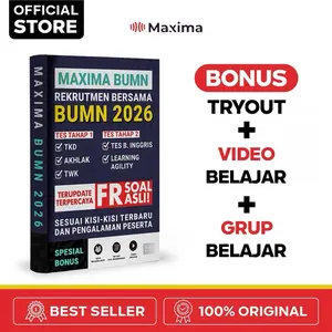 Buku MAXIMA BUMN 2026 - Berisi soal asli & Prediksi Rekrutmen bersama BUMN