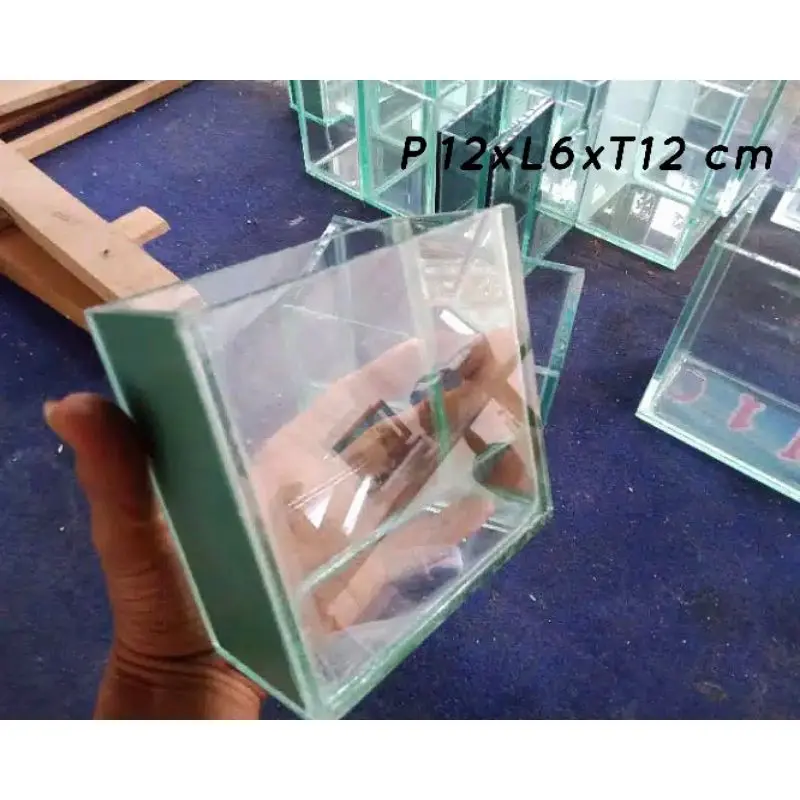 soliter selfi 2 cermin, soliter ikan cupang/(akurium mini)/1pcs