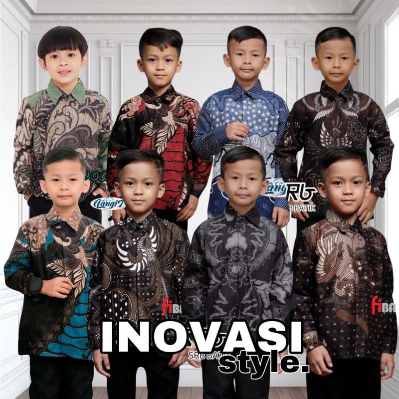Product Introduction of Kemeja Batik Anak Laki-laki 1-12th || Kemeja Batik Anak Lengan Panjang Terbaru Trendy Masa Kini inovasi style 1