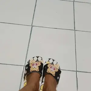 Sendal Slop Wanita Motif Taddy Bear Korean/Sendal Kokop Wanita Model Terbaru