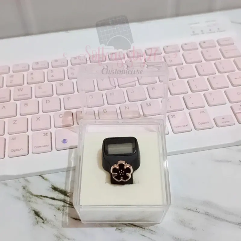 NEW! LED RING BASIC Tasbih Digital Mini Cantik / Tasbih digital mini Led tasbih digital hias tombol tasbih digital tasbih cantik premium souvenir Haji & Umroh 4