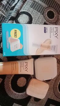 Product Review of Pixy Perfect Fit Liquid Foundation SPF35 PA++ Gratis Pixy UV Whitening Two Way Cake Refill Wajah from m** a**i 0