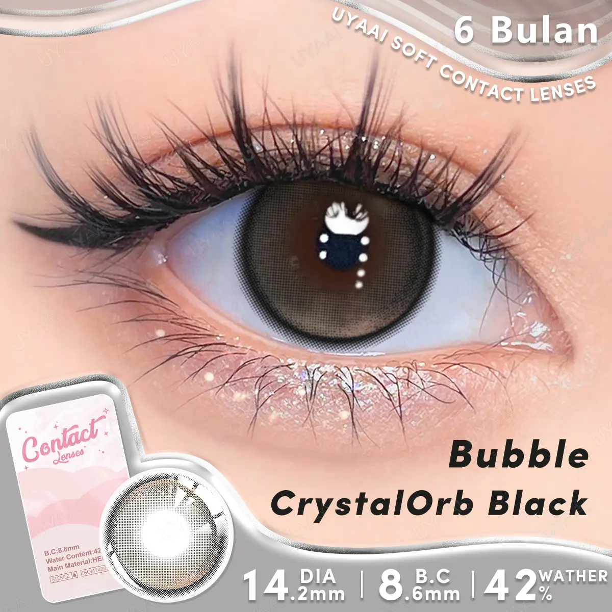CrystalOrb Black 14.2mm