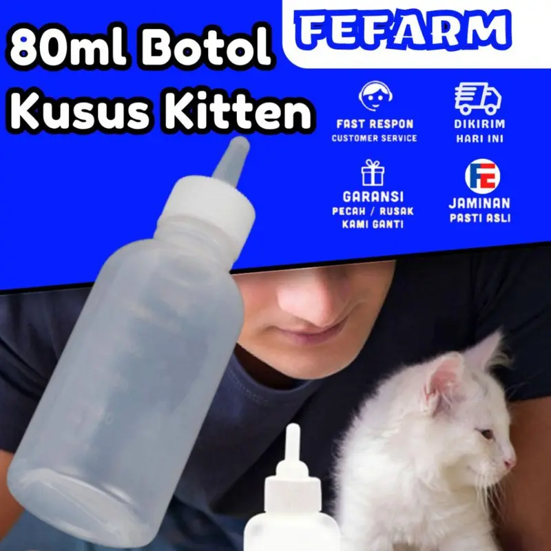 Dot Polos Susu Kucing Kitten Adult Botol Minum Hewan Peliharaan 0