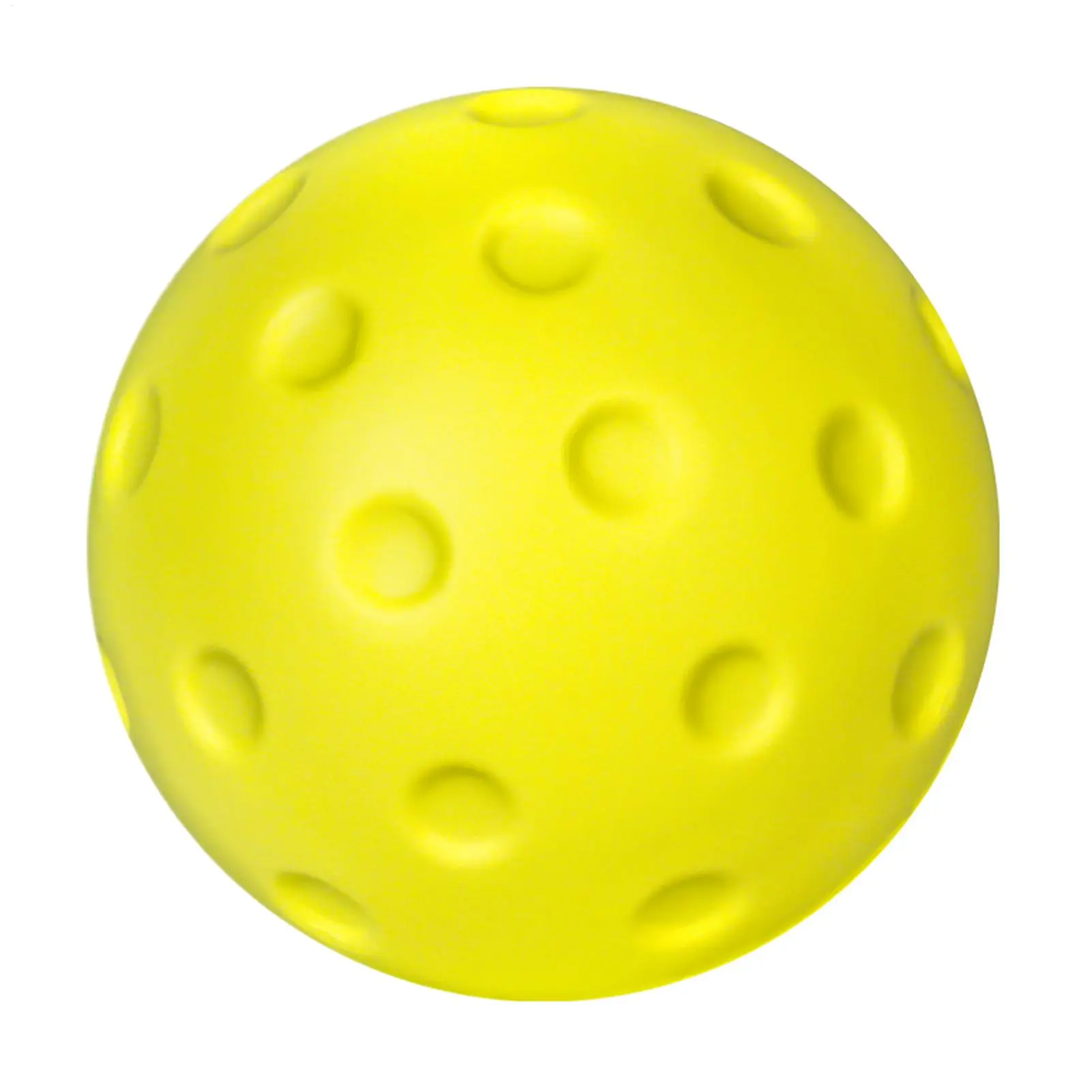 Quiet Foam Pickleballs for Indoor or Outdoor Practice Pickleball Balls with Exact Real Ball Bounce Green & Yellow Color