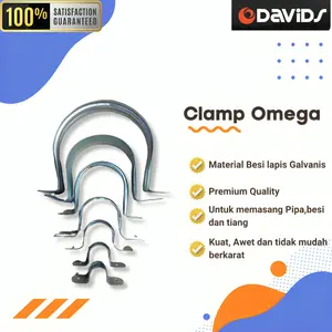 Klem Pipa Paralon Clamp Tembok Pralon Omega