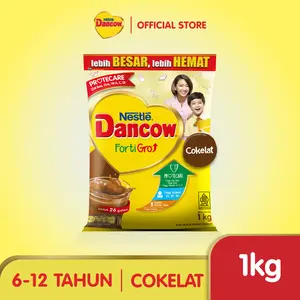 Nestlé DANCOW FortiGro Susu Bubuk Cokelat Usia Sekolah Pouch 1 kg