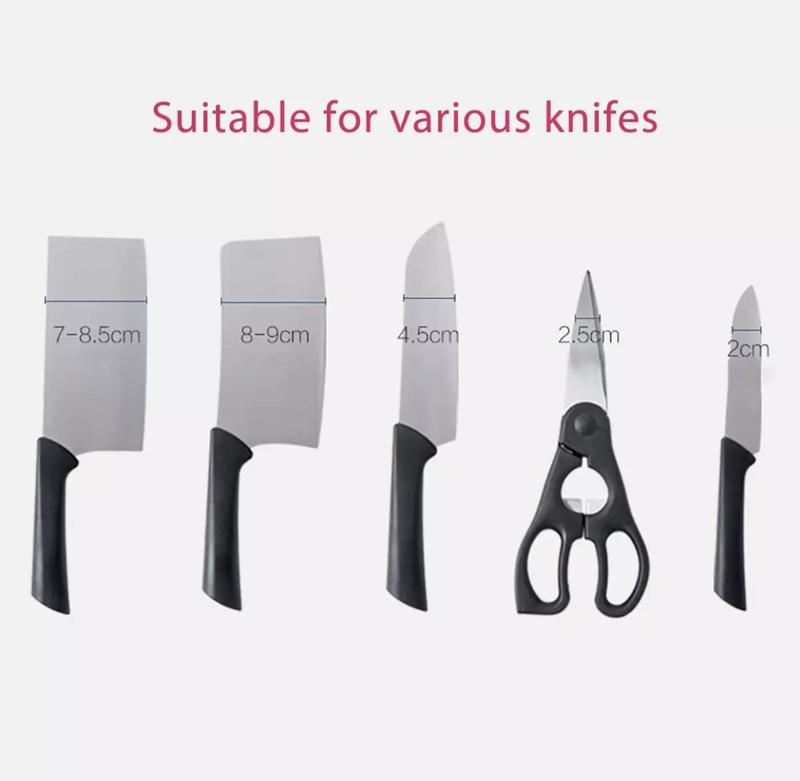 Product Introduction of [SG SELLER] Wall-Mounted Adhesive Drain Knife Rack Holder Storage Container Cutlery Organizer for Kitchen 12