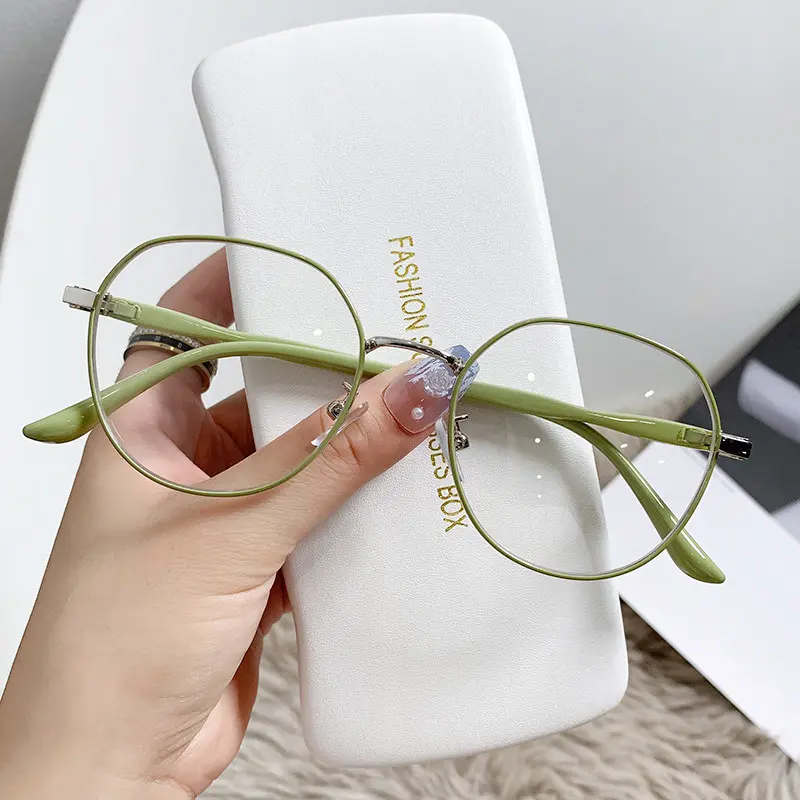 Reading Glasses Female Anti-blue Light High-definition Fashion Glasses Anti-fatigue Men and Women High-end Hyperopia Glasses