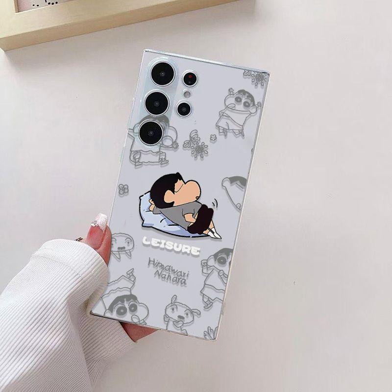 🇻🇳Giao hàng trực tiếp từ Việt Nam: Ốp lưng mềm trong suốt họa tiết hoạt hình for Samsung S24ultra S26ULTRA S22+ S23FE, chống rơi và chống va đập, bảo vệ ống kính for Samsung galaxy A56A55A26A36A12A25A13A14A15A16A05S.