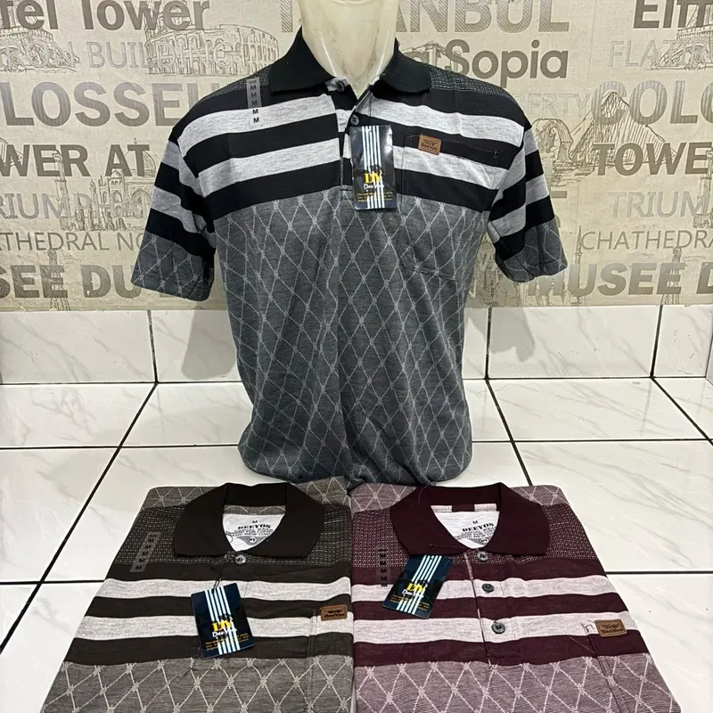Kaos Berkerah Wangki Orang Tua Kaos Bapak Bapak Premium Deeyos 0