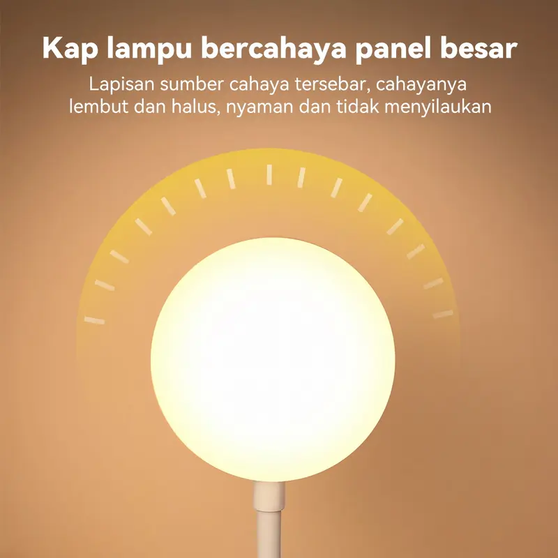 Skylumba Lampu Meja Serbaguna LED Lampu Belajar Estetik Perawatan Mata 3 Varian Pencahayaan Aesthetic Multifungsi LL08 8