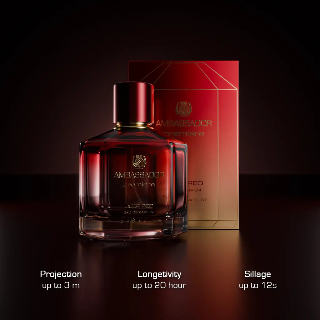 Ambassador Eau De Parfum Premiere Deep Red - 110ml