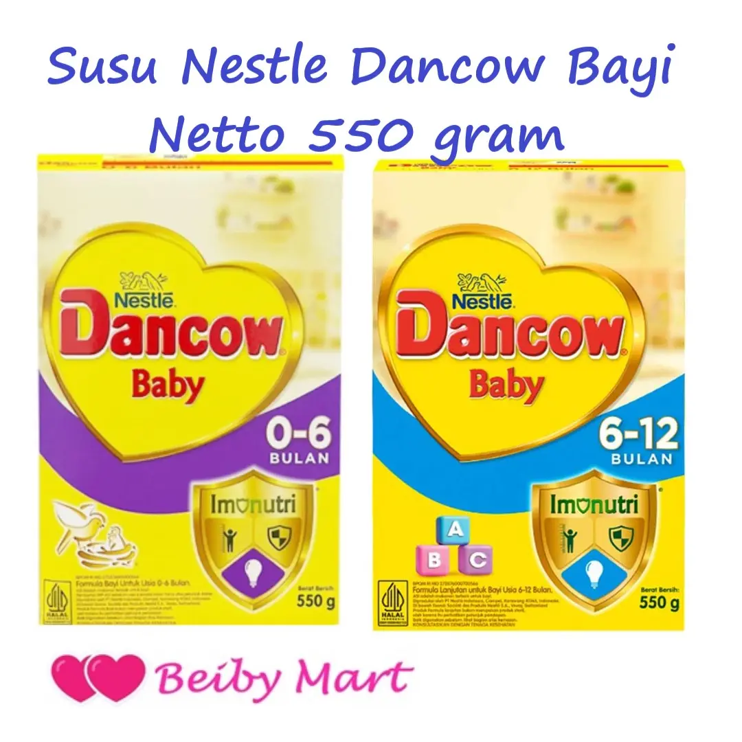 Susu Dancow Baby Bayi 0-6 BULAN / 6-12 BULAN berat isi 550G