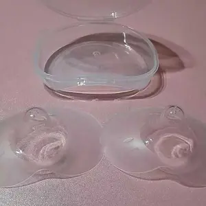KOI STORE Nipple Cover Shield Silikon Dot Pelindung Puting Ibu Menyusui Pads Bayi Tahan Suhu 120C Lembut Food Grade Ukuran S/M/L
