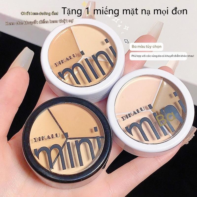 Bảng che khuyết điểm ba màu giúp che phủ các khuyết điểm trên da mặt, sẹo mụn,…