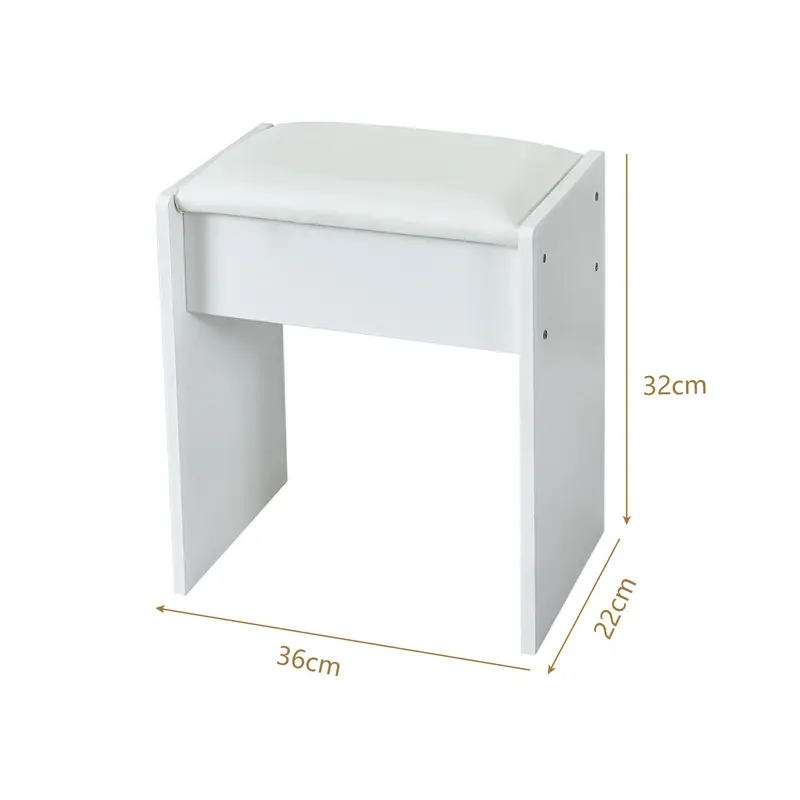 White Dressing Table with Adjustable LED Lights Mirror 3 Color Temperatures Vanity Desk with 3 Drawers and 2 Cabinets Large Makeup Desk Bedroom Dresser 2