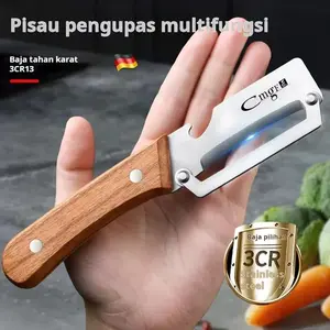 Pisau Pengupas Multifungsi untuk Dapur Pengupas Kentang Buah dan Sayur dengan Pegangan Nyaman dan Hemat Tenaga Kitchenware Alat Pepel dan Pembuka Botol Serbaguna Alat