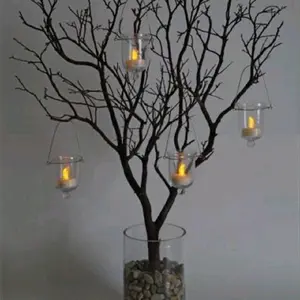 Ranting Kayu Dekorasi Bercabang Alami Belum Di Kupas/120cm