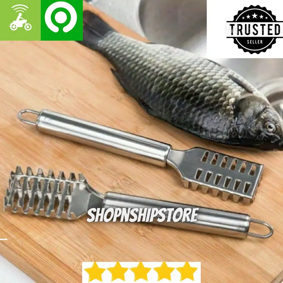 FISHY COM / PENGUPAS SISIK IKAN STAINLESS STEEL