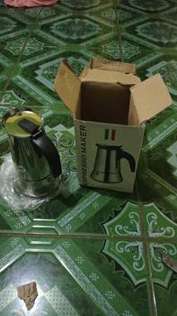 Product Review of Alat Mesin Teko Pembuat Kopi Espresso Instant Mokapot Cangkir Coffee Stainless Steel from v**5 0