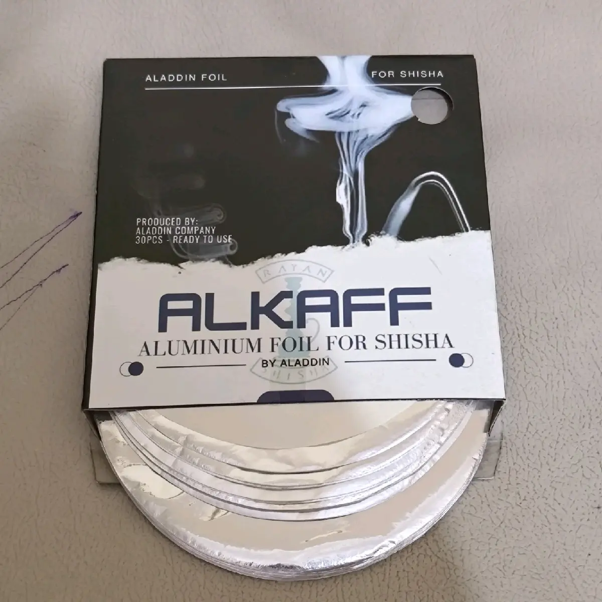 Alumunium Foil Bulat Alas Tempat Bukhur Mabkhara Prapen Dupa