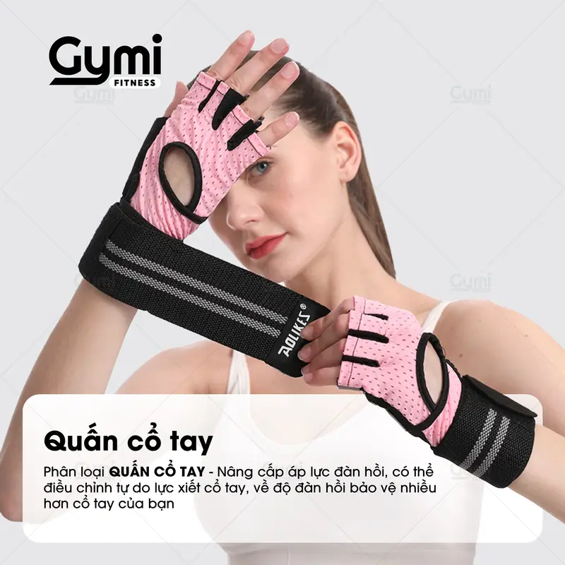 Găng Tay A-113 | Găng Tay Nam Nữ Tập Gym, Tập Thể Thao - Bao Tay  Chống Trơn Trượt 5