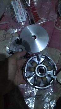 Product Review of Paket Cvt Van Belt + Rumah Roller Assy Set + Kipas Roller Mio Sporty Mio Smile Mio Soul 5TL Motorcycle from M**t 0