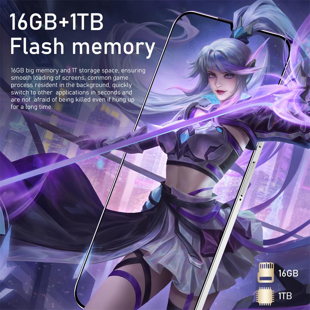 A25 Smartphone 5G 16+1TB Layar 6.8" Baterai 6800mAh Android 14.0 Dual SIM