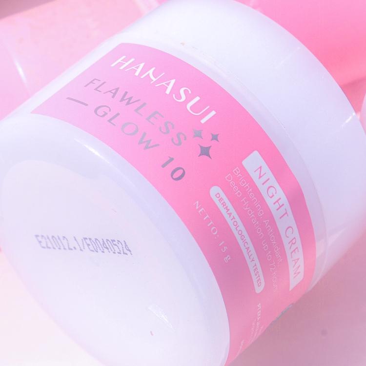 HANASUI FLAWLESS NIGHT CREAM Moisturizer Pelembab Wajah 0