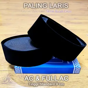 Peci Songkok Hitam Nasional AC Full AC Dewasa Anak Laki-Laki - Muslim, Nyaman