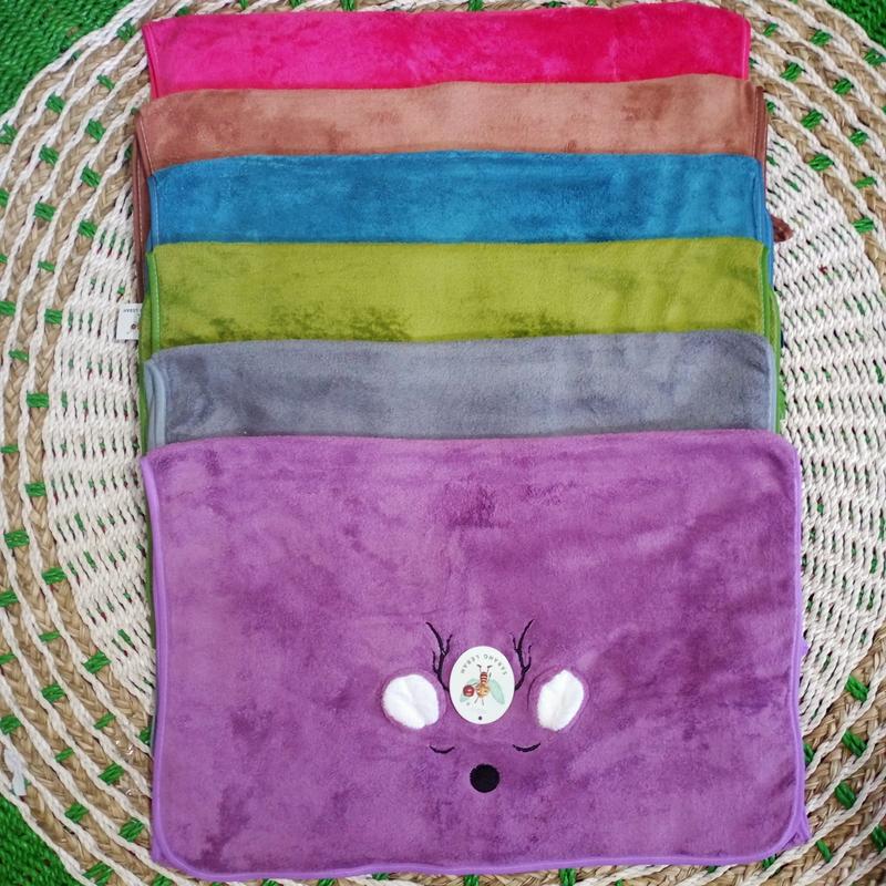 Handuk Mandi bayi Microfiber 50x100 cm Kuping Timbul | Handuk Anak | Premium Souvenir Anak-Anak 1