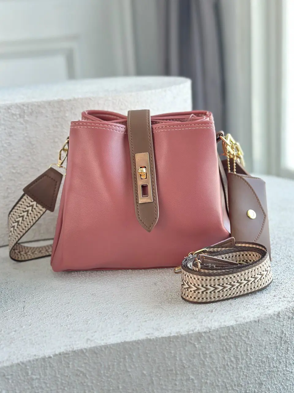 Tas Slempang Wanita Kekinian Kulit Premium Shoulder Bag Korean Style Berkualitas