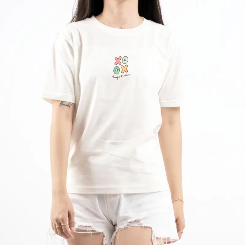 Jo & Co - T-Shirt Wanita - Broken White #083 1