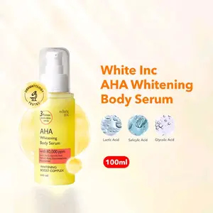 WHITE INC AHA Body Serum & Body Lotion to Whitening & Moisturising 100ml