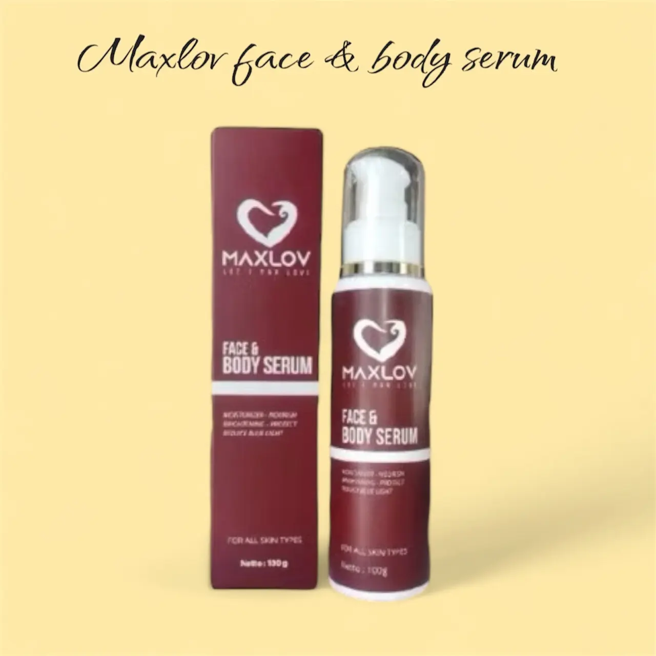 maxlov face & body serum Mencerahkan