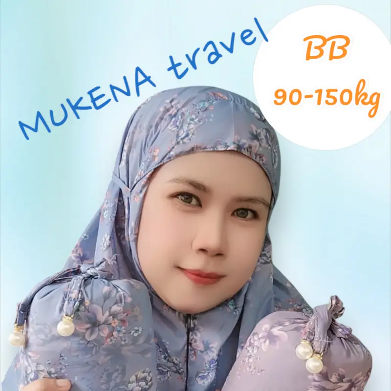 BB 150kg Dijamin Muat Marisa Mukena Traveling Super Jumbo Bahan Parasut Koreha Pouch Mini Dewasa Panjang 0