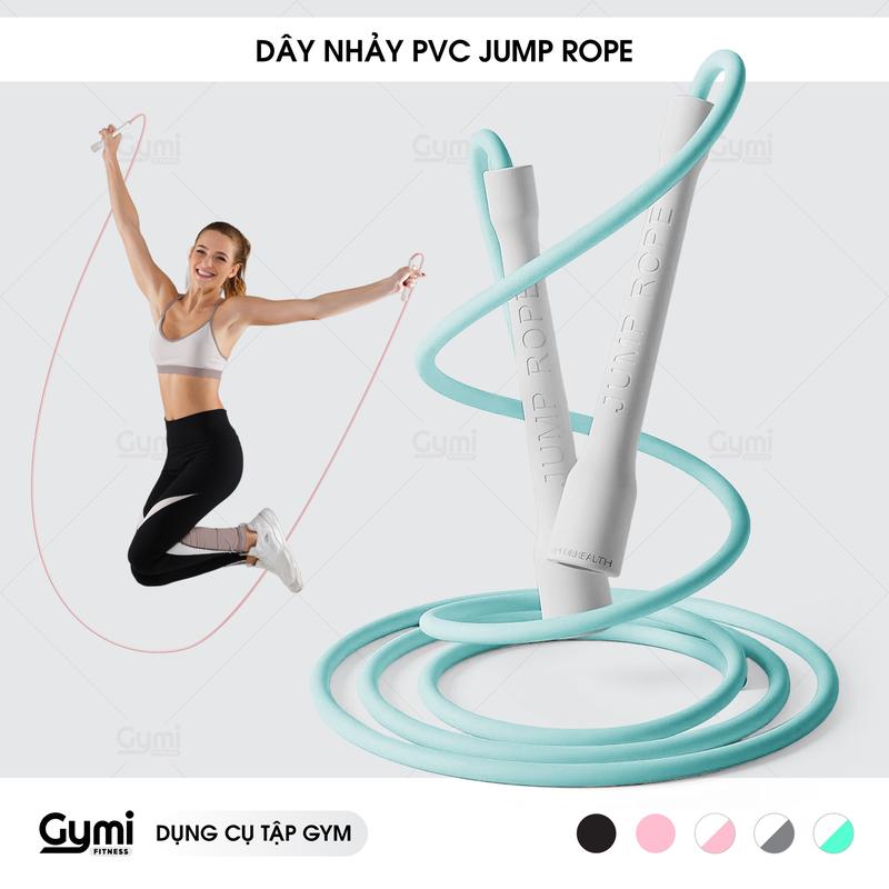 Dây nhảy thể lực PVC Jump Rope - Kích thước: 3 mét - Cân nặng: 140g - Đường kính dây: 6mm - Chất liệu: PVC Đặc - Dụng cụ tập luyện Cardio tập thể lực rèn luyện sức khỏe