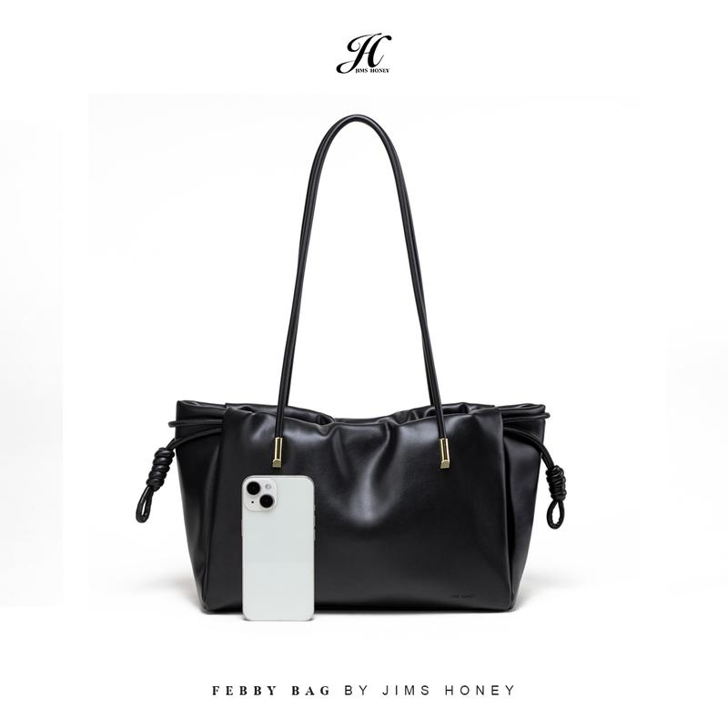 Jims Honey - Febby Bag - Tas Bahu Wanita Kulit Serut 8