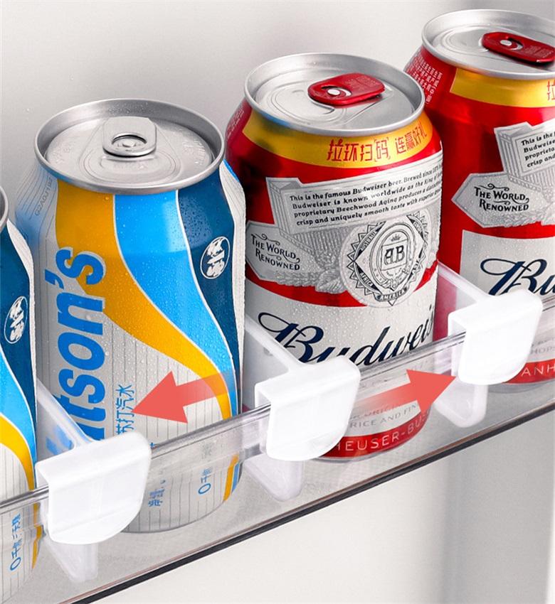 Product Introduction of 【Baodan】Refrigerator Storage Partition Plastic Kitchen Tool Bottle Rack Assortment Kitchen Storage Refrigerator Side Door Divider Clips 26