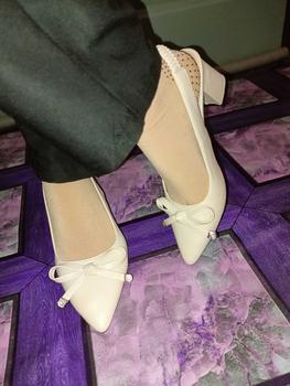 Product Review of KASUT BONNIE(A935-5)HEELS WANITA SHOES RIBBON 35/41 Elmo Tahan Lasak from A**️ 0