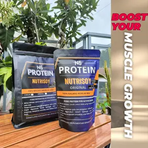 Varian Rasa Buah Soya Bean Powder 1KG - 1000 GRAM Susu Kedelai Bubuk Tinggi Protein Rasa Vanila - Whey Protein Bubuk Kedelai Suplemen Tinggi Protein